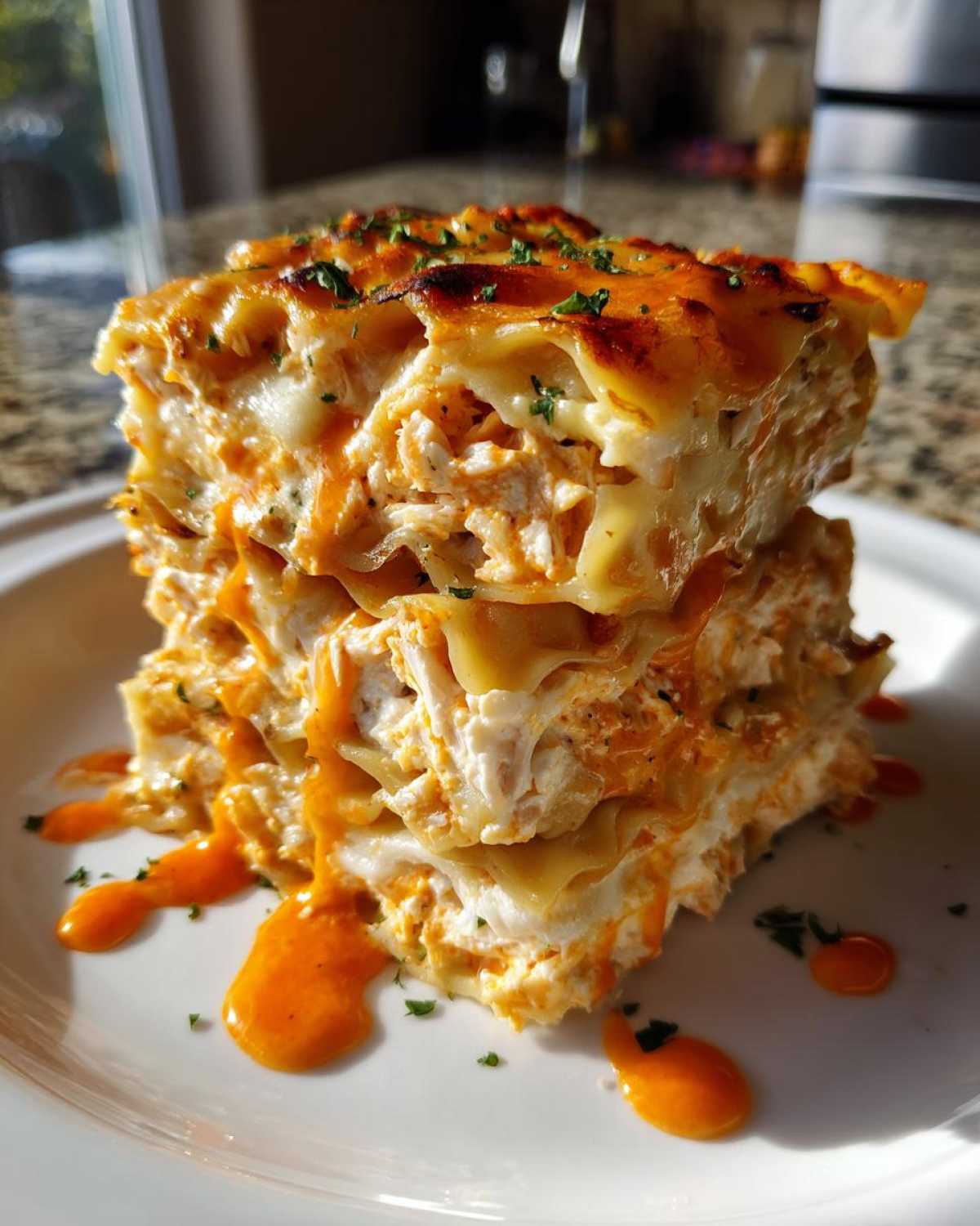 Buffalo Chicken Lasagna Roll-Ups - detail 4