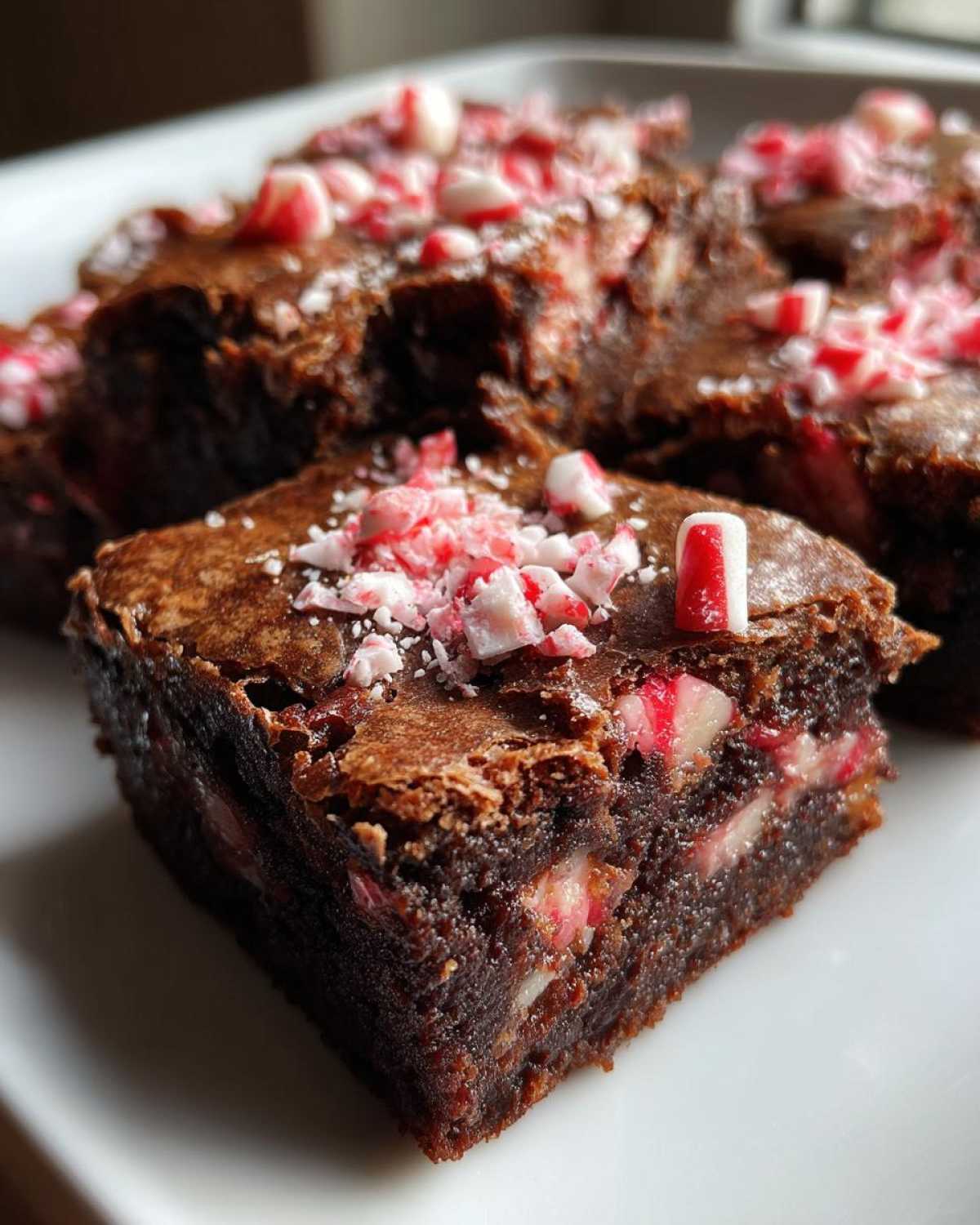 Candy Cane Brownie Bites - detail 3