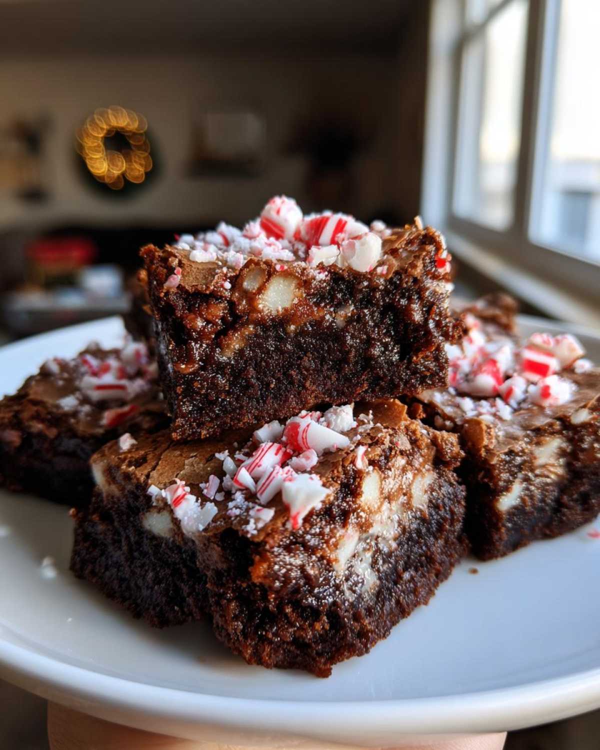 Candy Cane Brownie Bites - detail 4
