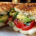 Caprese Avocado Grilled Cheese