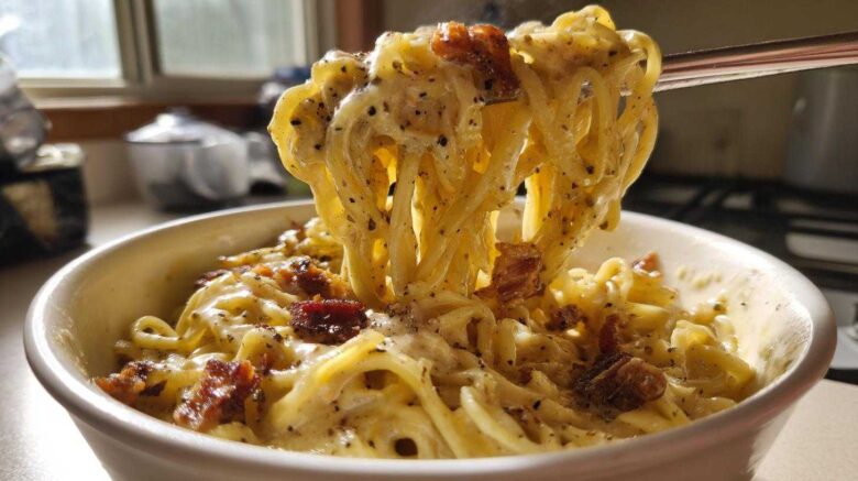 Carbonara Ramen Bowls