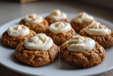 Carrot Cake Thumbprint Cookies