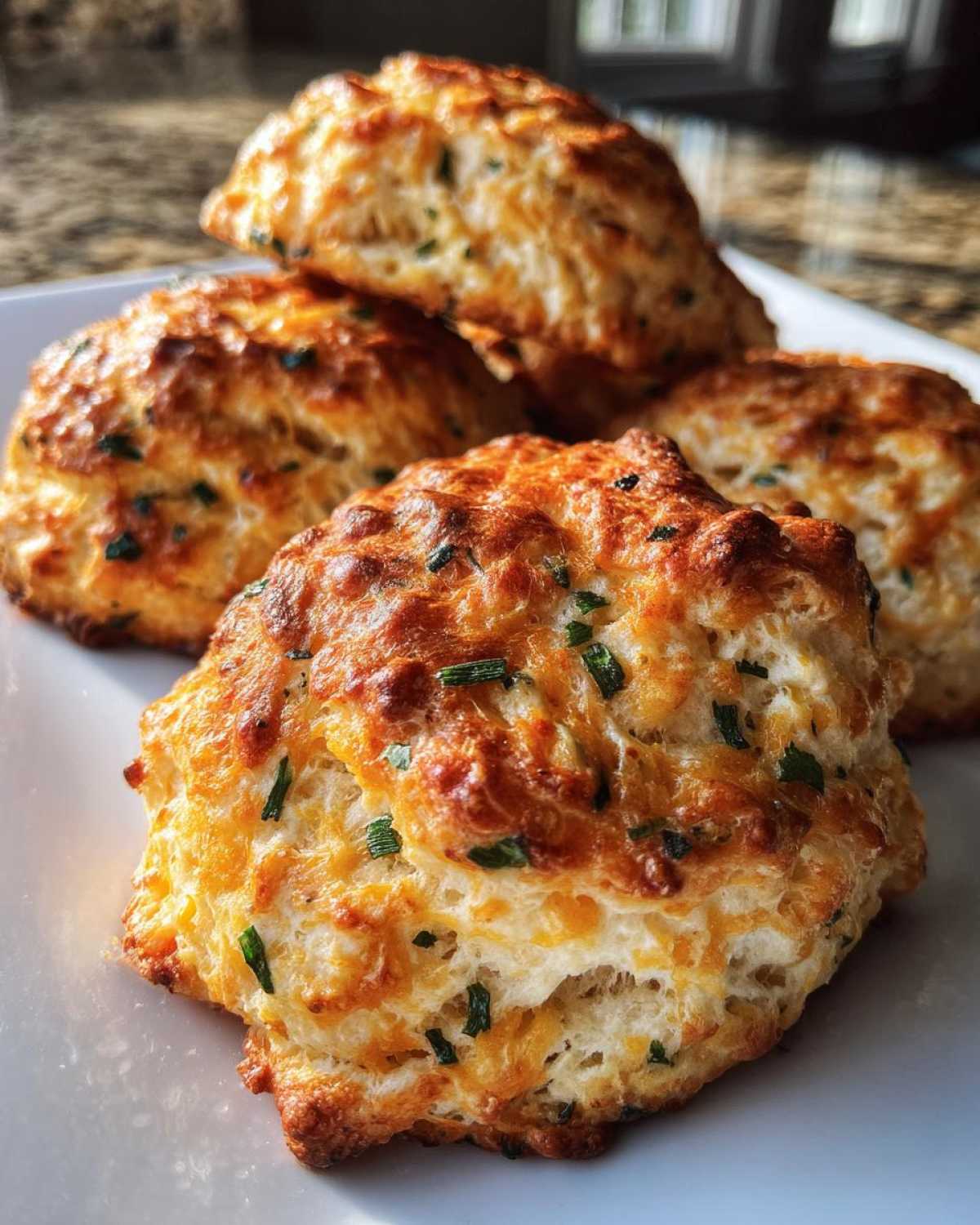 Cheddar Chive Biscuits - detail 1