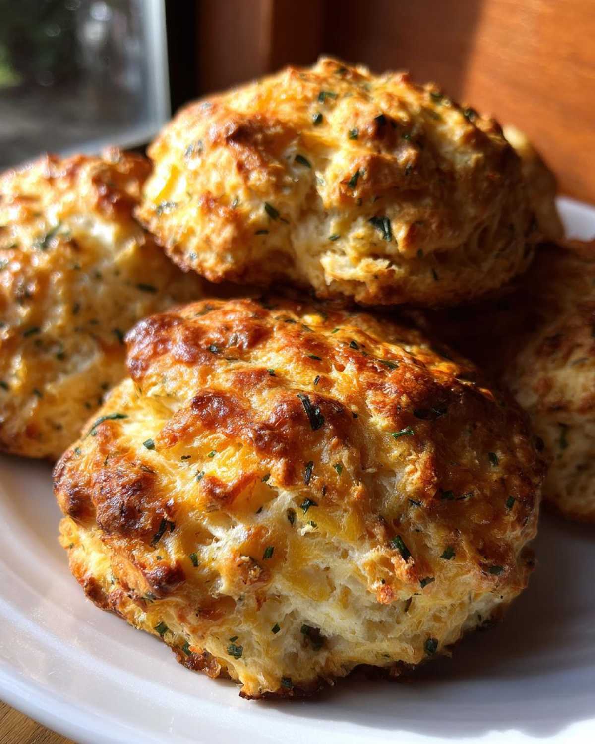 Cheddar Chive Biscuits - detail 2