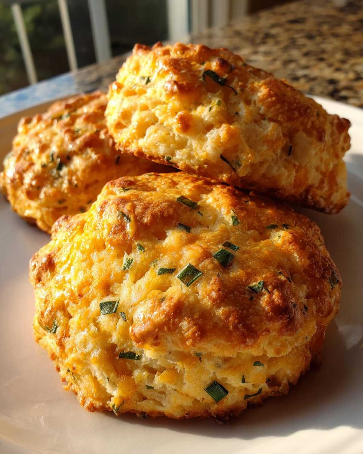 Cheddar Chive Biscuits - detail 3