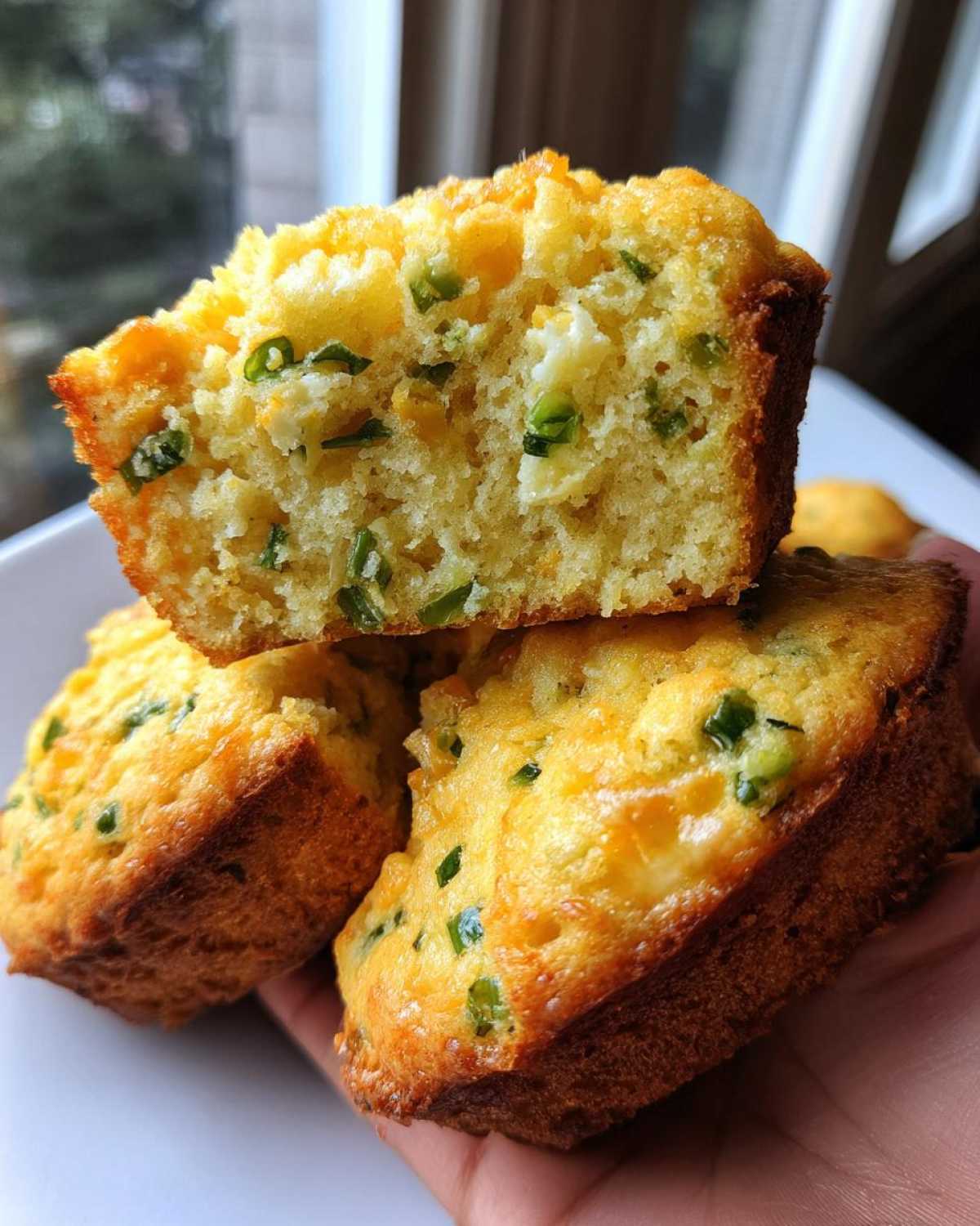 Cheddar Jalapeño Cornbread Muffins - detail 1