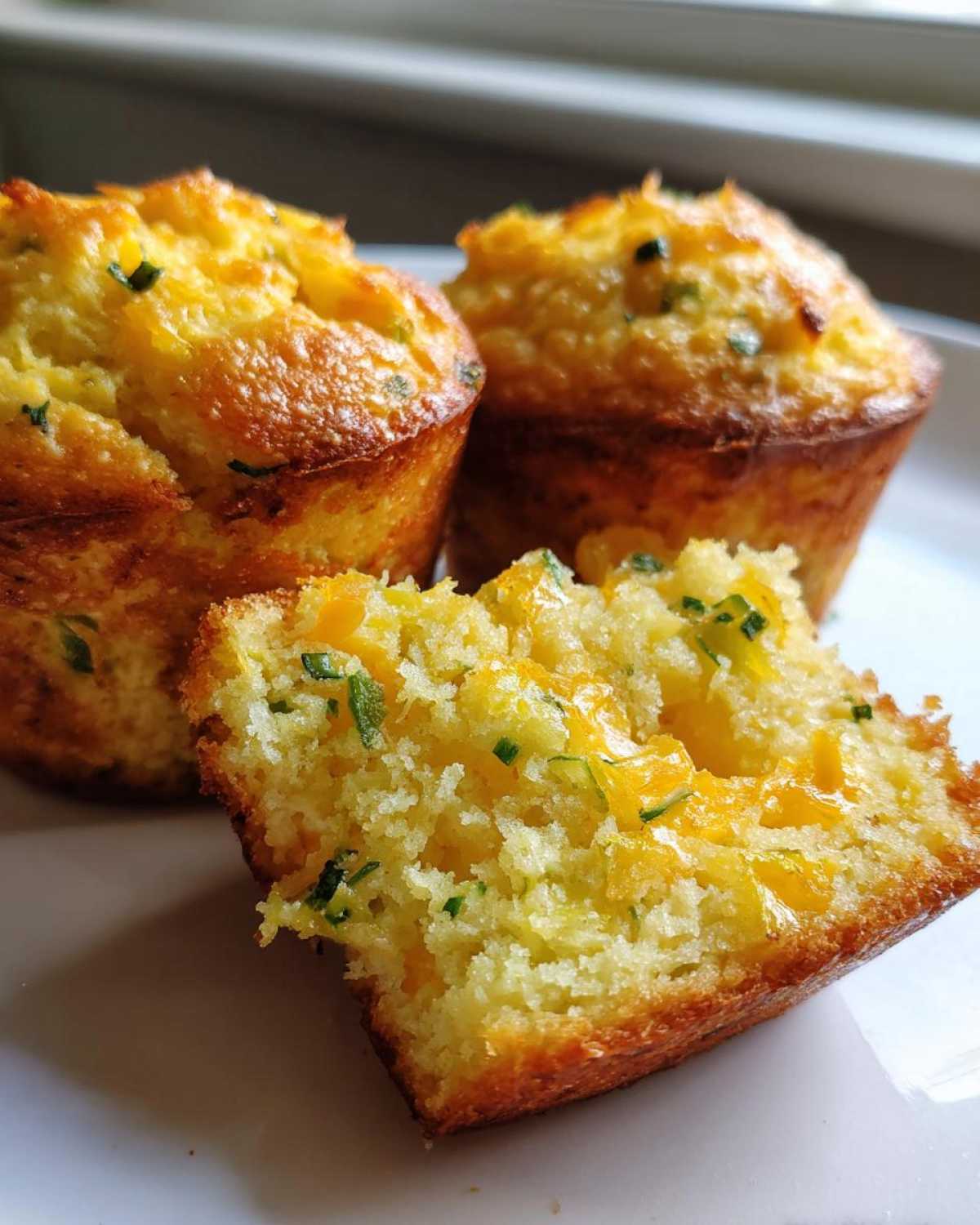 Cheddar Jalapeño Cornbread Muffins - detail 3