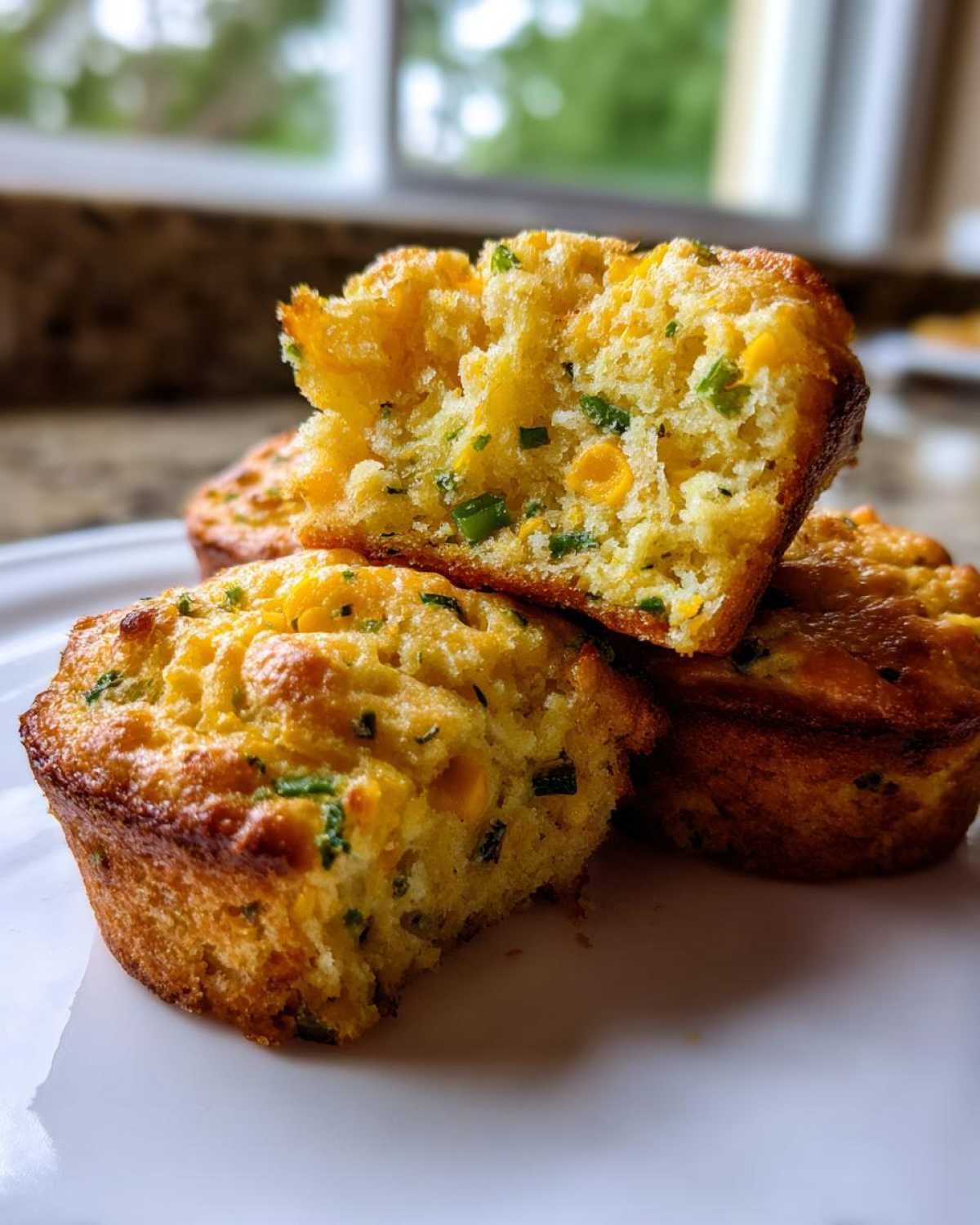 Cheddar Jalapeño Cornbread Muffins - detail 4