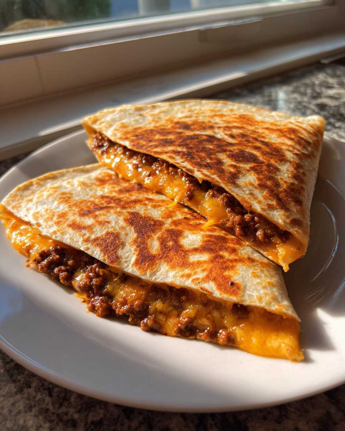 Cheeseburger Quesadillas - detail 4
