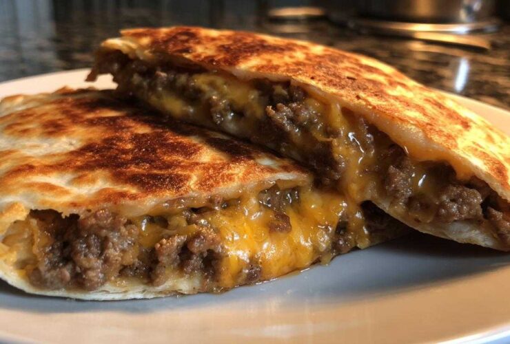 Cheeseburger Quesadillas