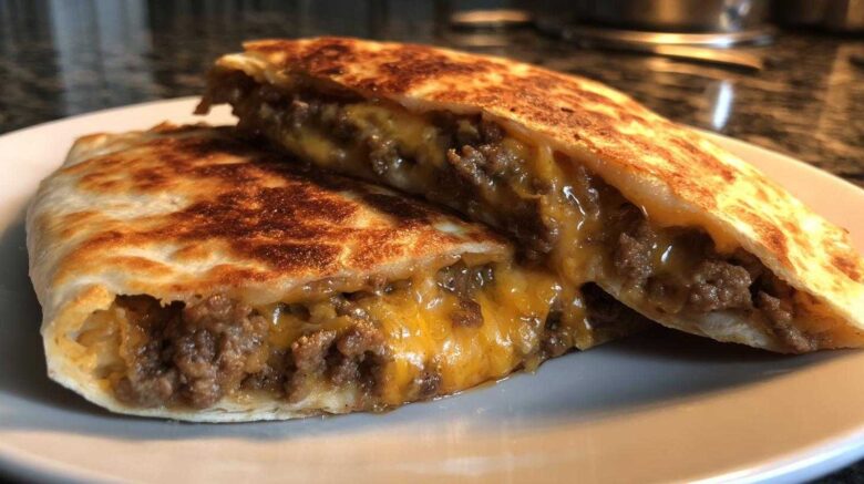 Cheeseburger Quesadillas
