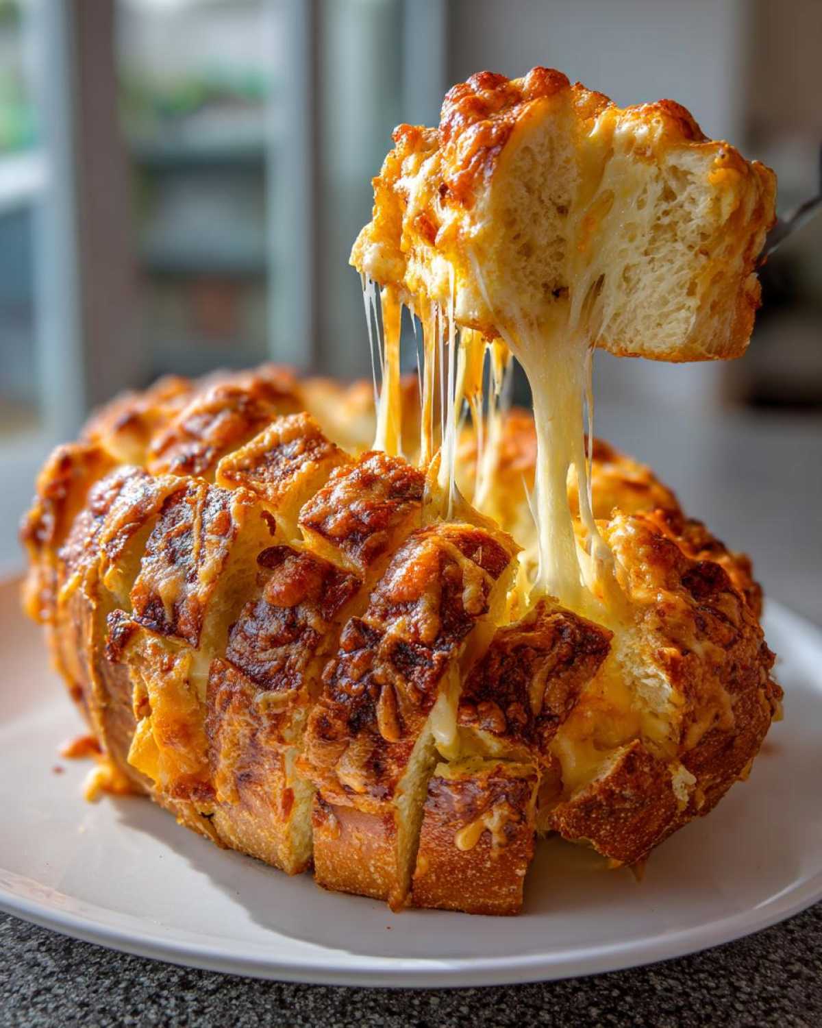 Cheesy Pull-Apart Bread - detail 1
