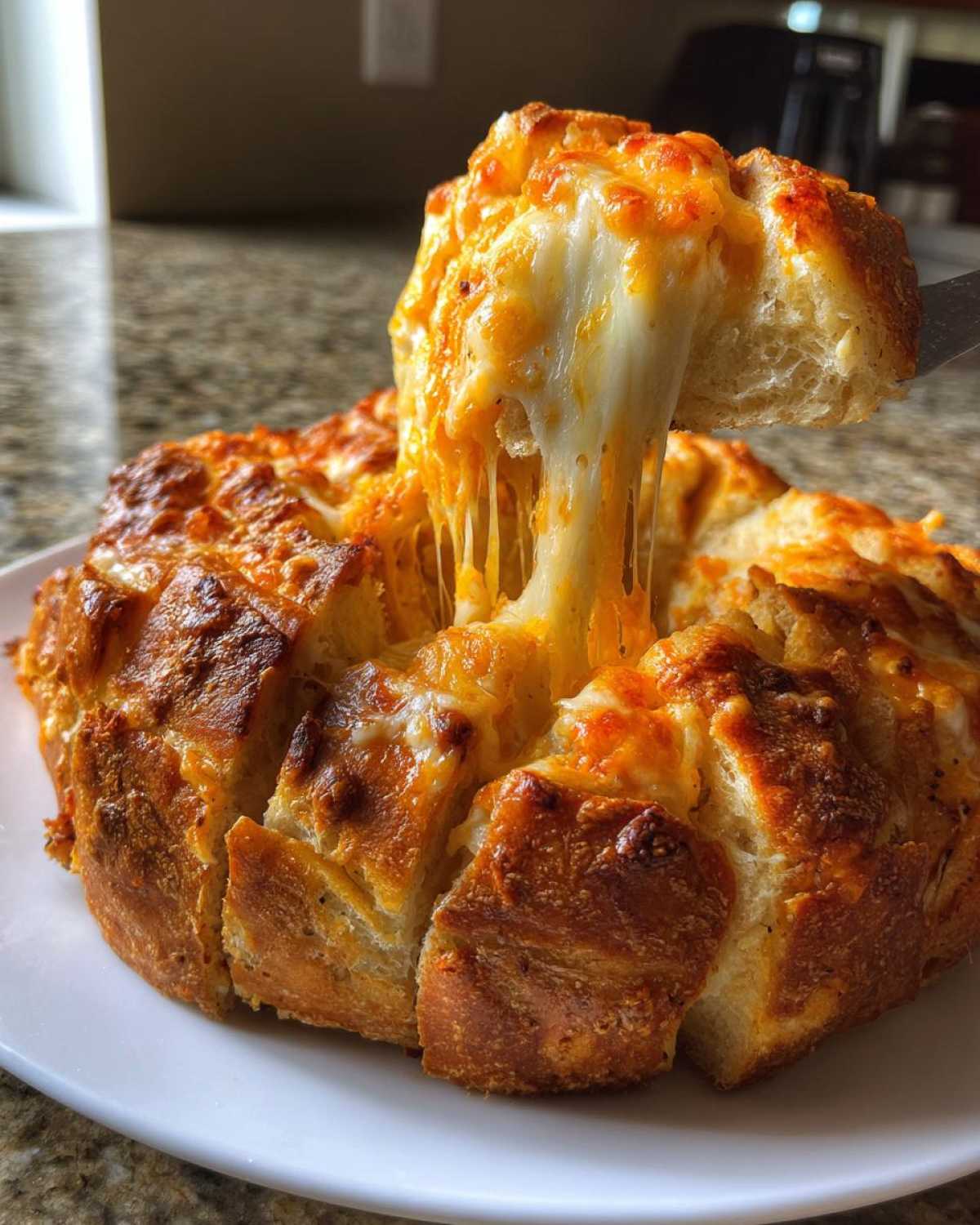 Cheesy Pull-Apart Bread - detail 2