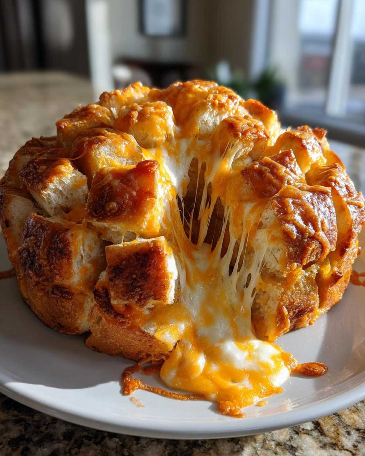 Cheesy Pull-Apart Bread - detail 3