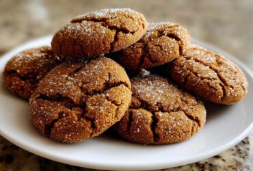 Chewy Gingersnap Cookies