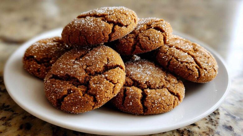 Chewy Gingersnap Cookies