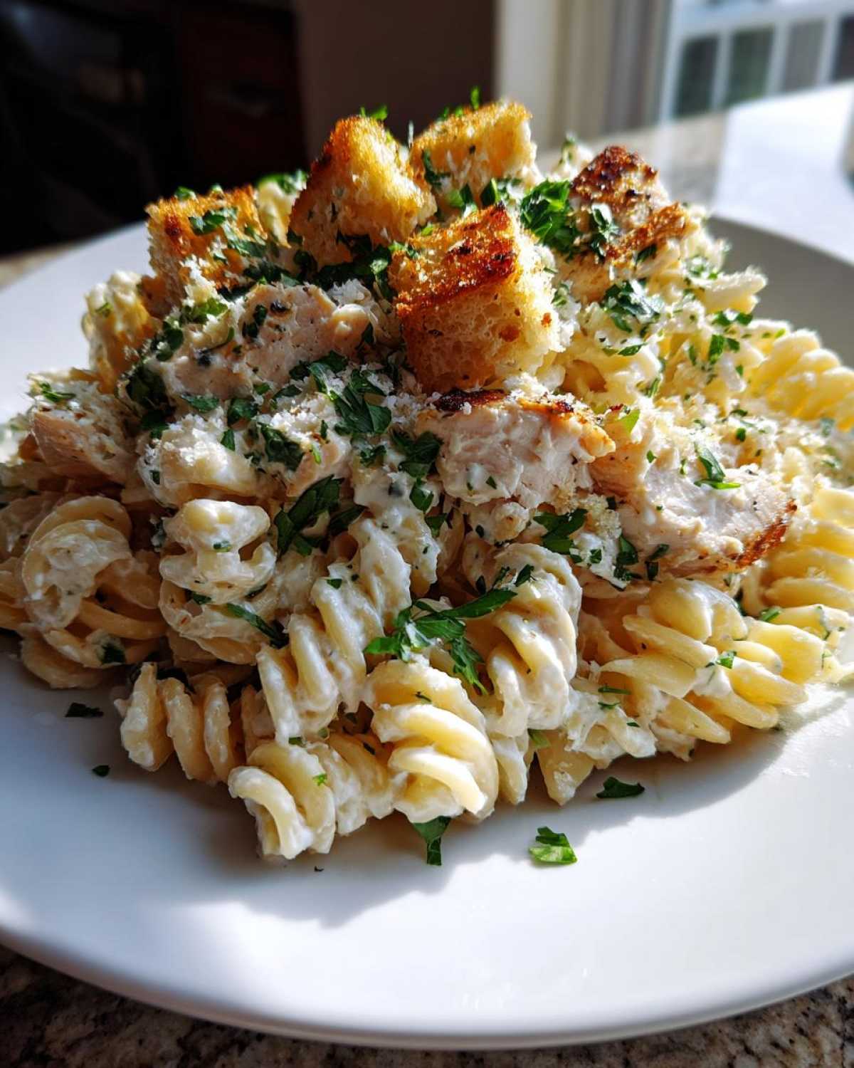 Chicken Caesar Pasta Salad - detail 2