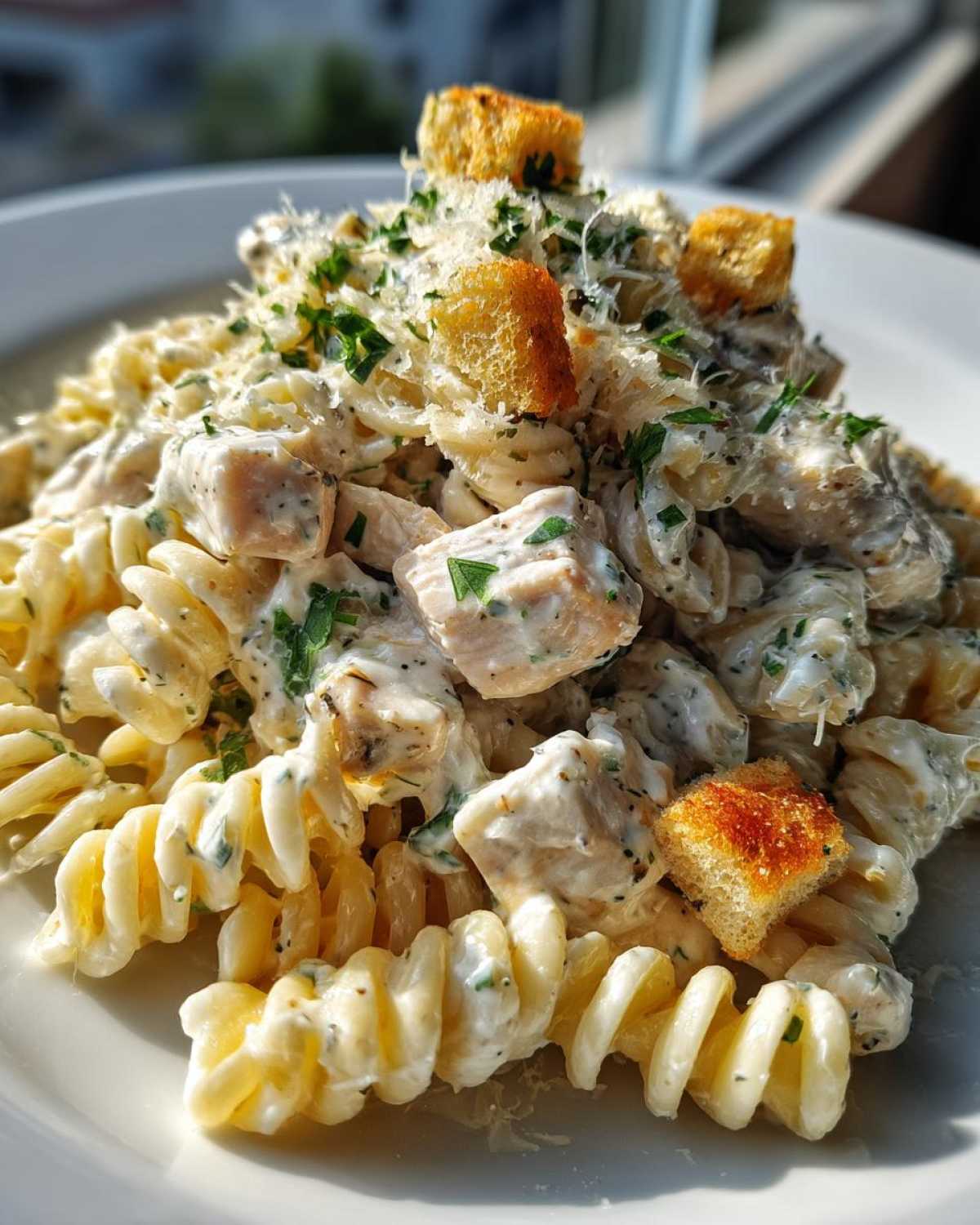 Chicken Caesar Pasta Salad - detail 3