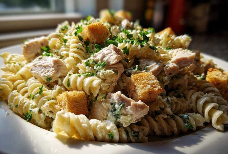 Chicken Caesar Pasta Salad