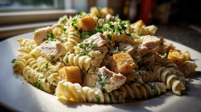 Chicken Caesar Pasta Salad