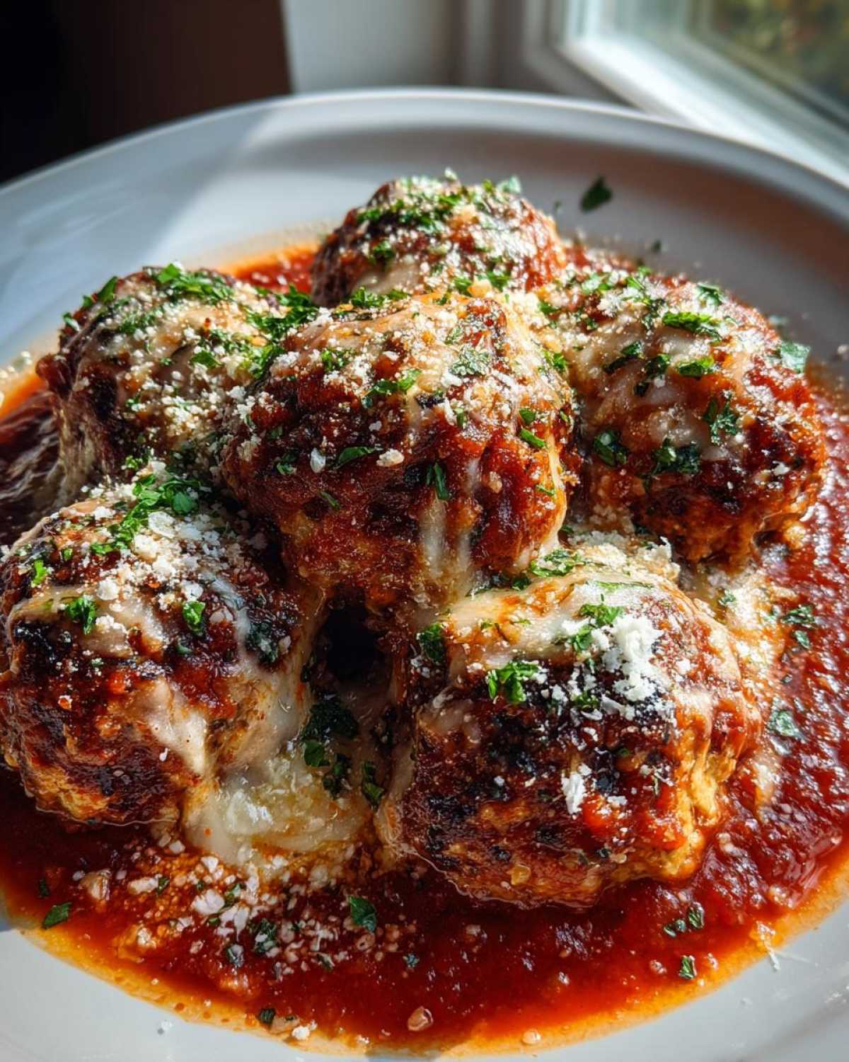 Chicken Parmesan Meatballs - detail 1