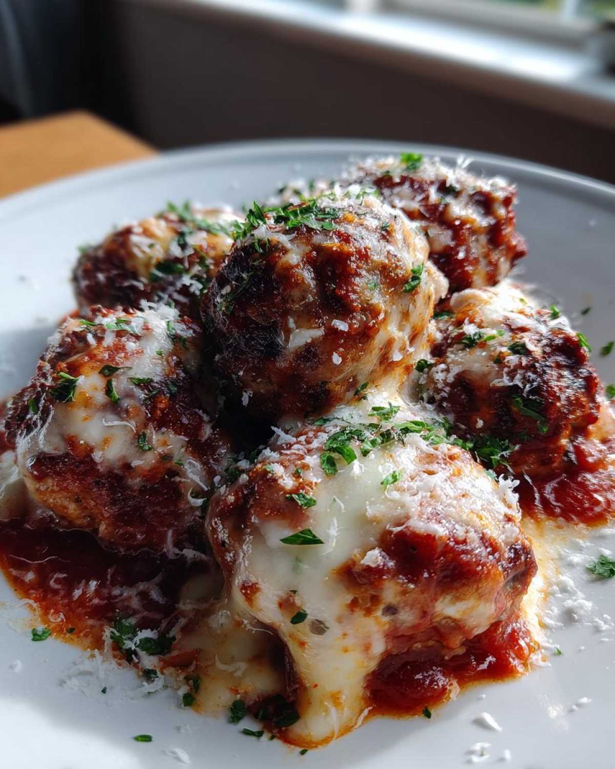 Chicken Parmesan Meatballs - detail 2