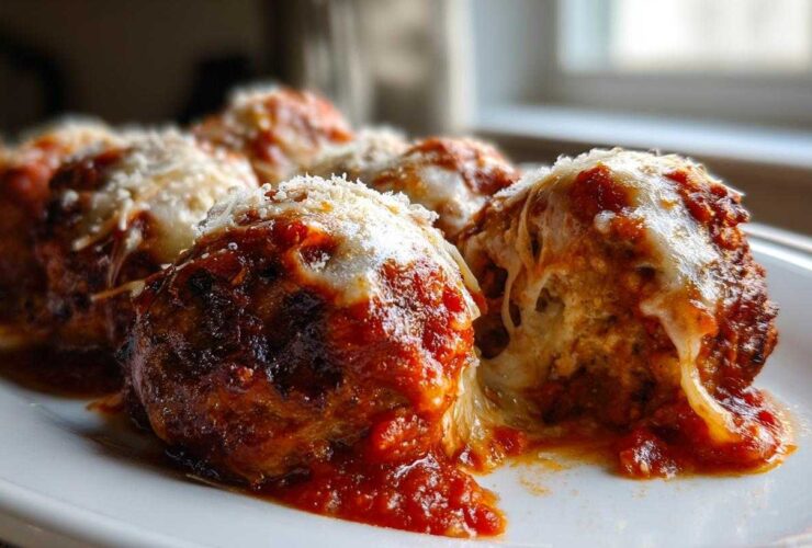 Chicken Parmesan Meatballs