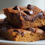 Chocolate Chip Gingerbread Bars