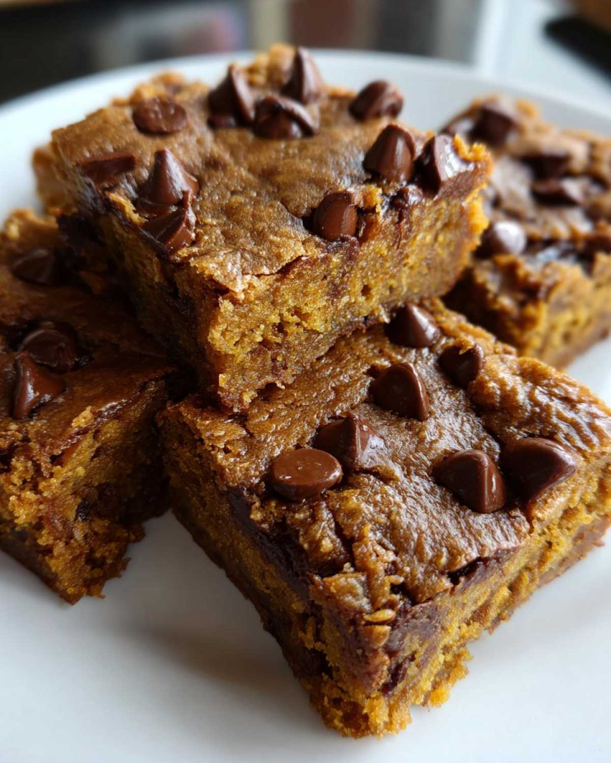 Chocolate Chip Gingerbread Bars - detail 2