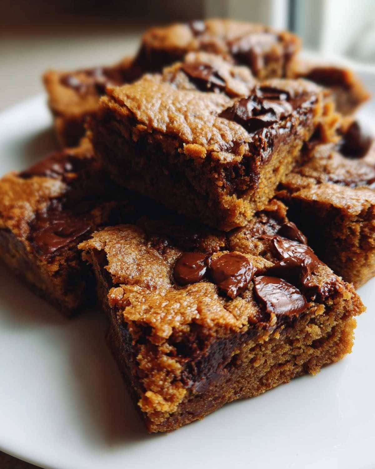 Chocolate Chip Gingerbread Bars - detail 3