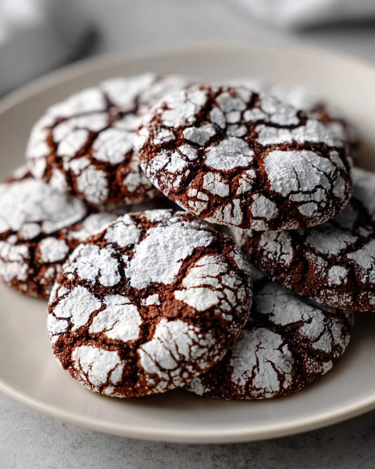 Chocolate Crinkle Cookies - detail 1