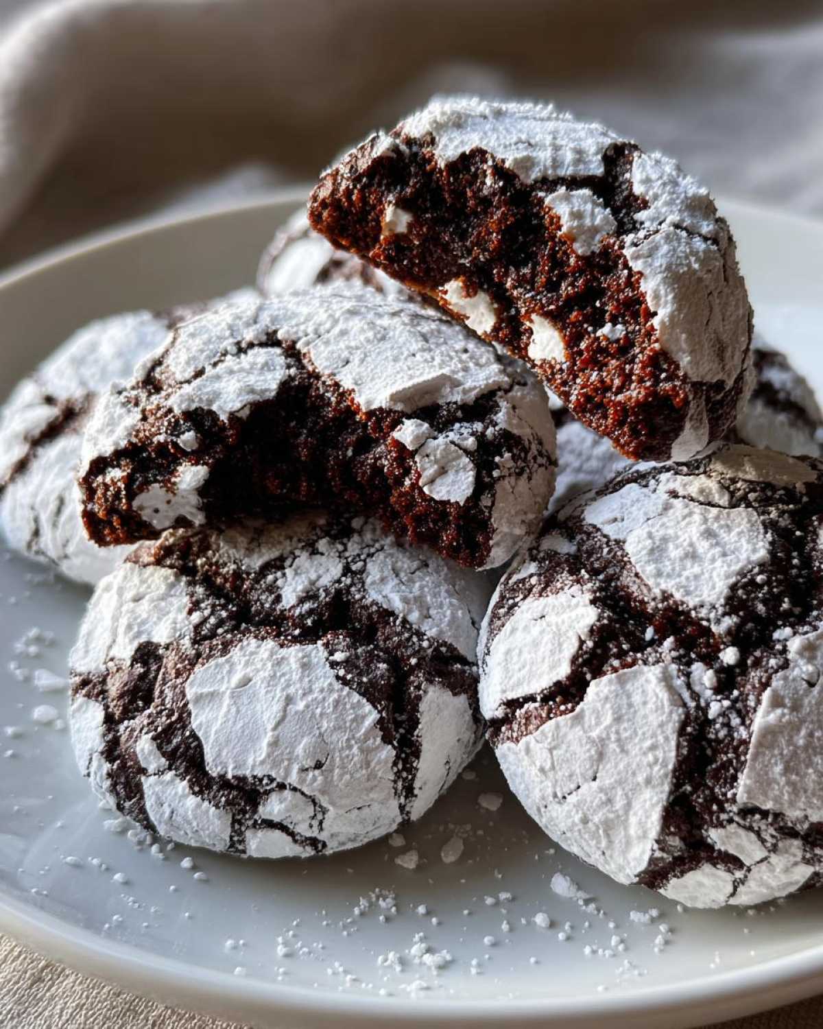 Chocolate Crinkle Cookies - detail 4