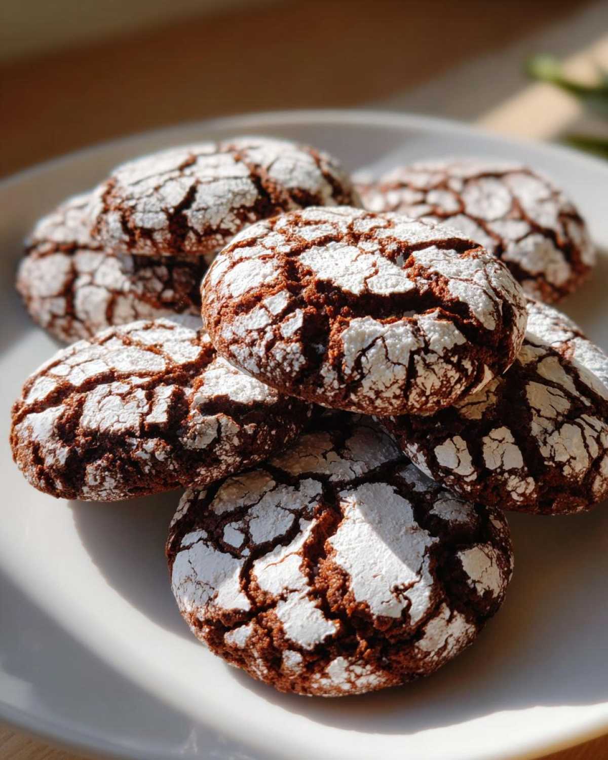 Chocolate Crinkle Cookies - detail 2