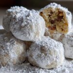 Chocolate Hazelnut Snowball Cookies