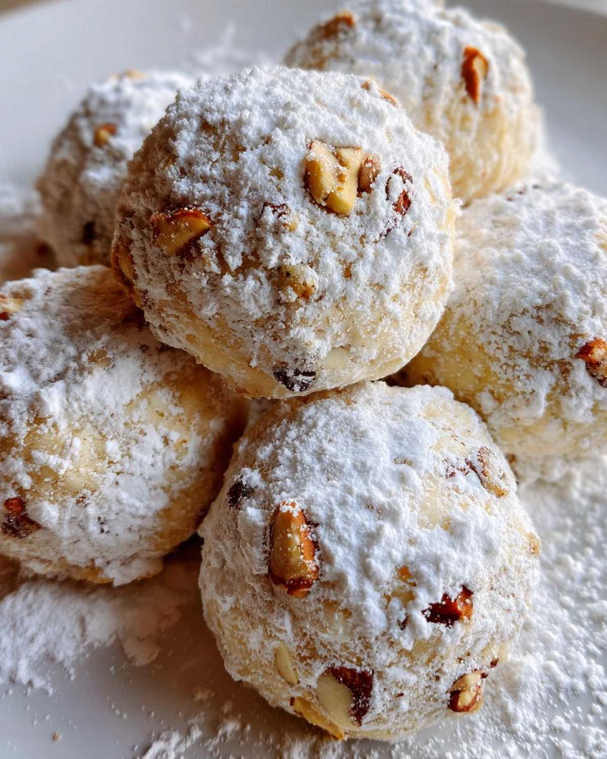 Chocolate Hazelnut Snowball Cookies - detail 3