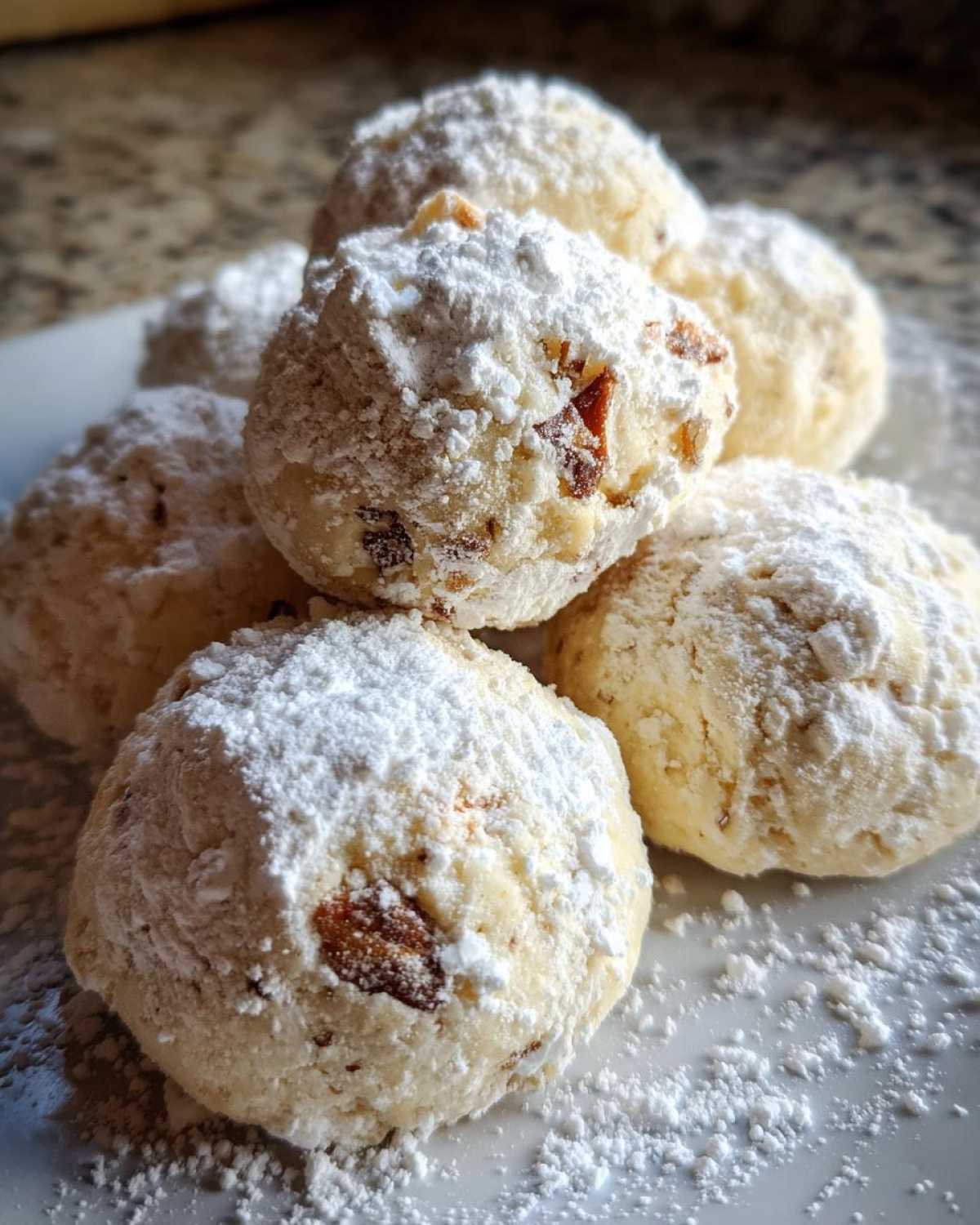 Chocolate Hazelnut Snowball Cookies - detail 4
