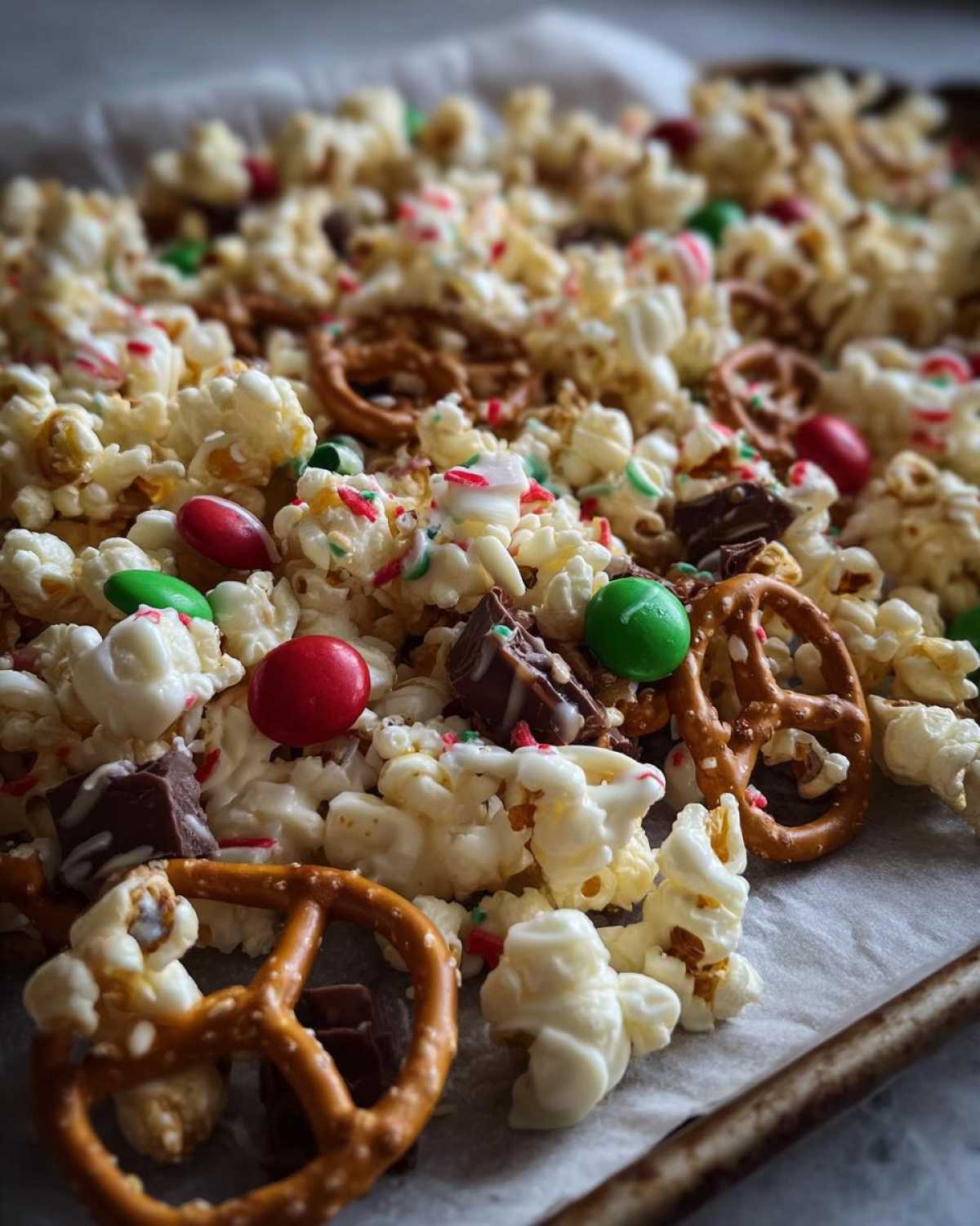 Christmas Popcorn Crunch - detail 2