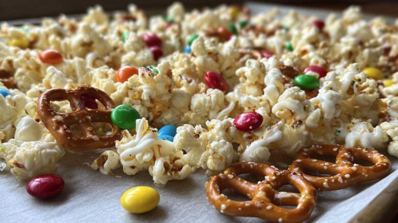 Christmas Popcorn Crunch