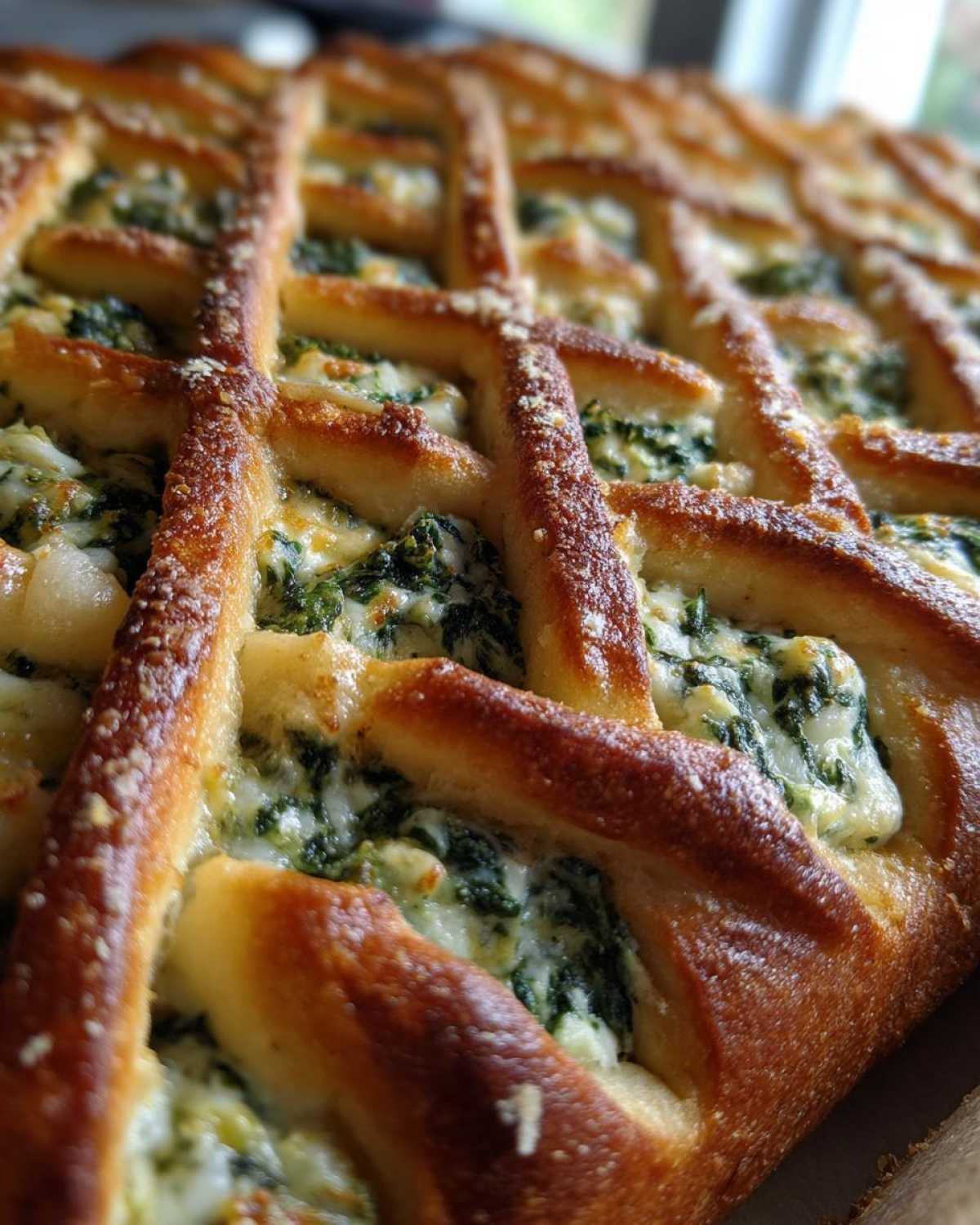Christmas Tree Spinach Dip Breadsticks - detail 1