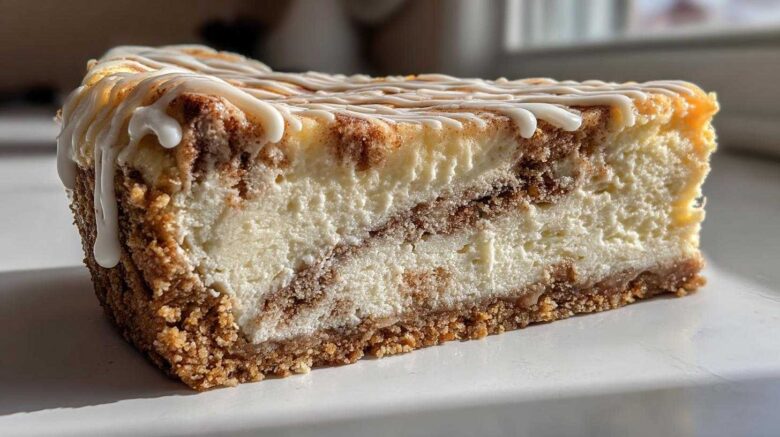 Cinnamon Roll Cheesecake