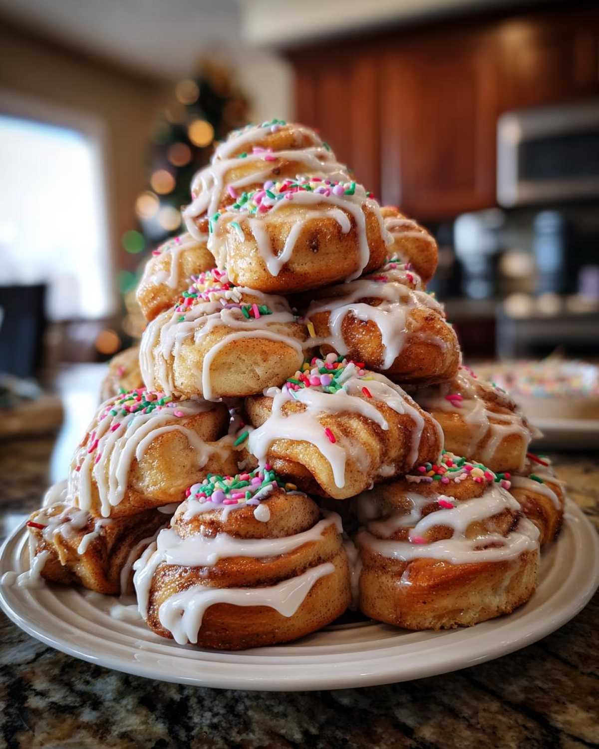 Cinnamon Roll Christmas Tree - detail 1