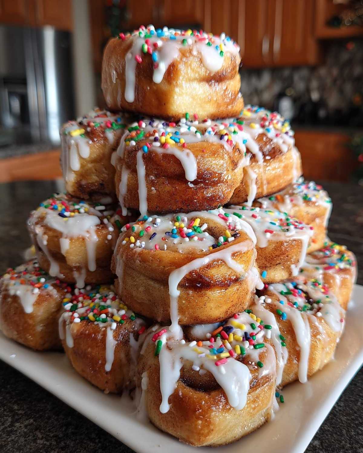 Cinnamon Roll Christmas Tree - detail 2