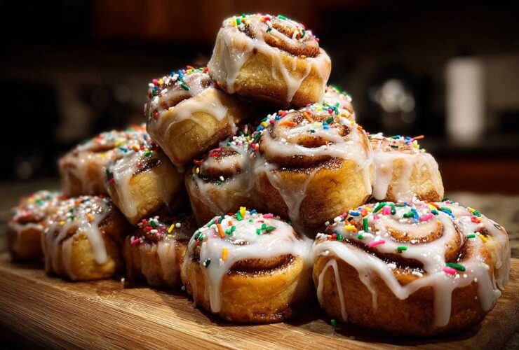 Cinnamon Roll Christmas Tree