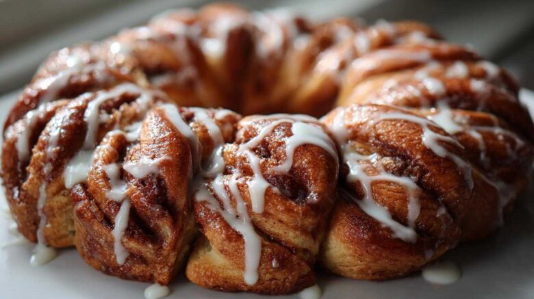 Cinnamon Roll Wreath