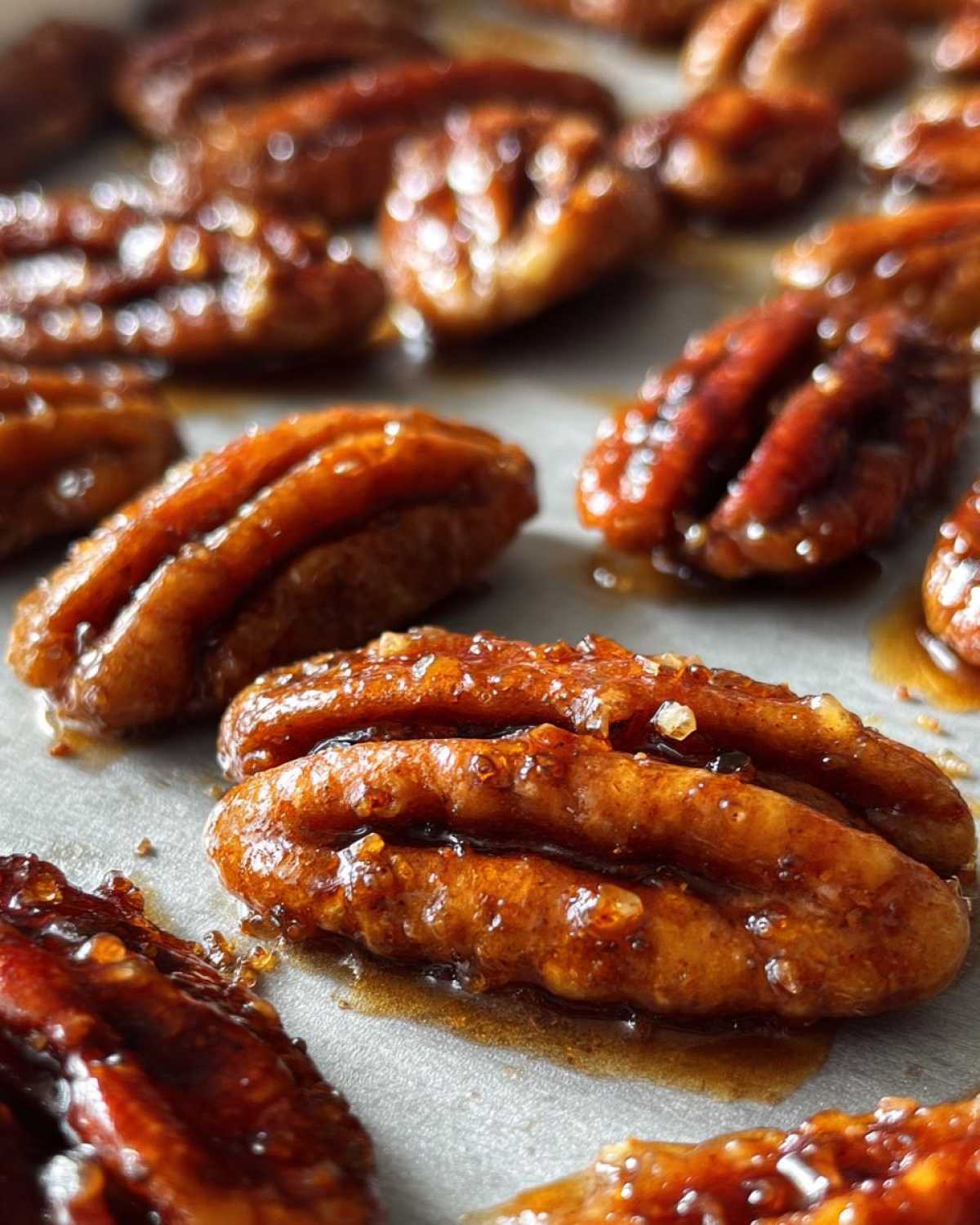 Cinnamon Sugar Pecans - detail 2