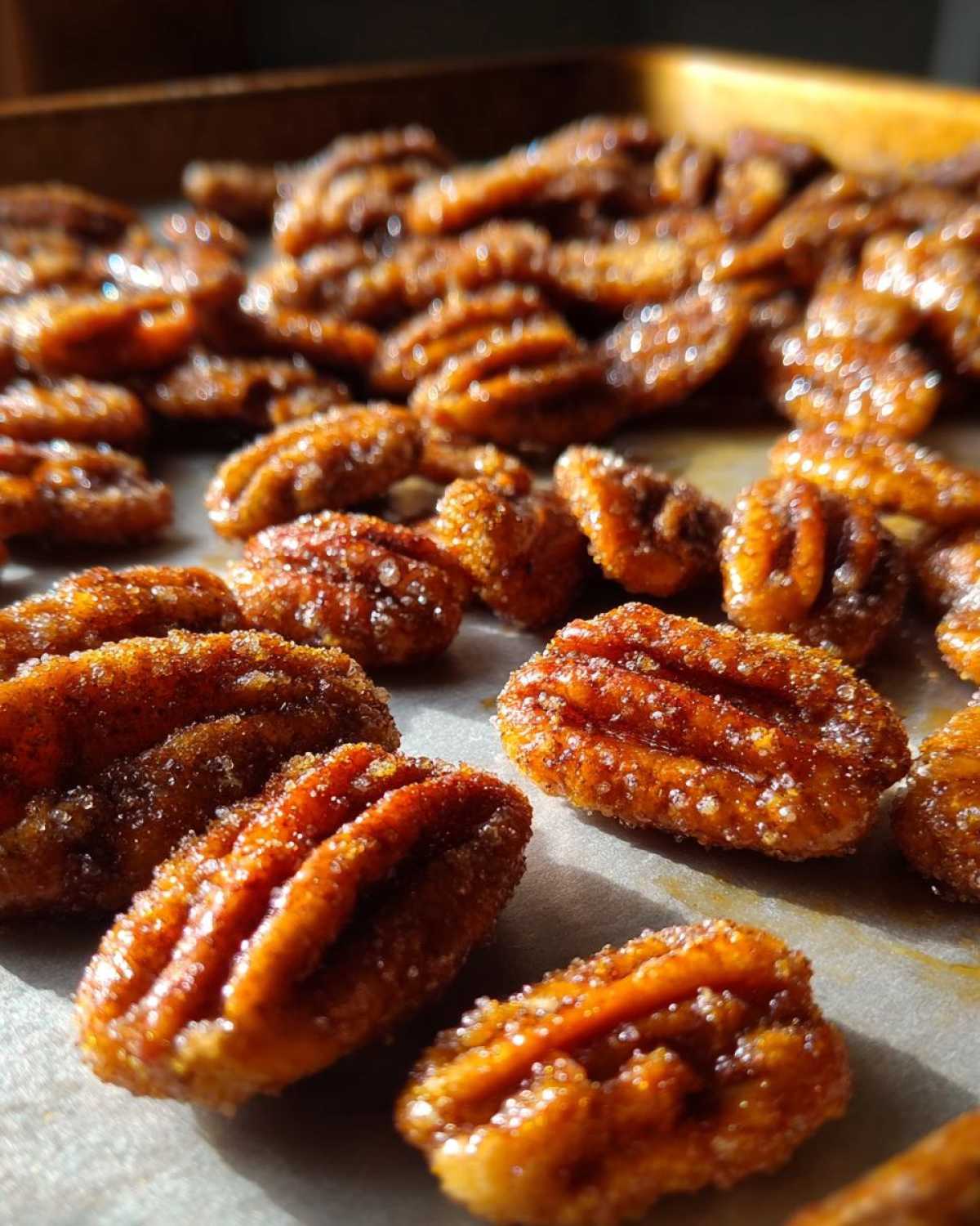 Cinnamon Sugar Pecans - detail 3