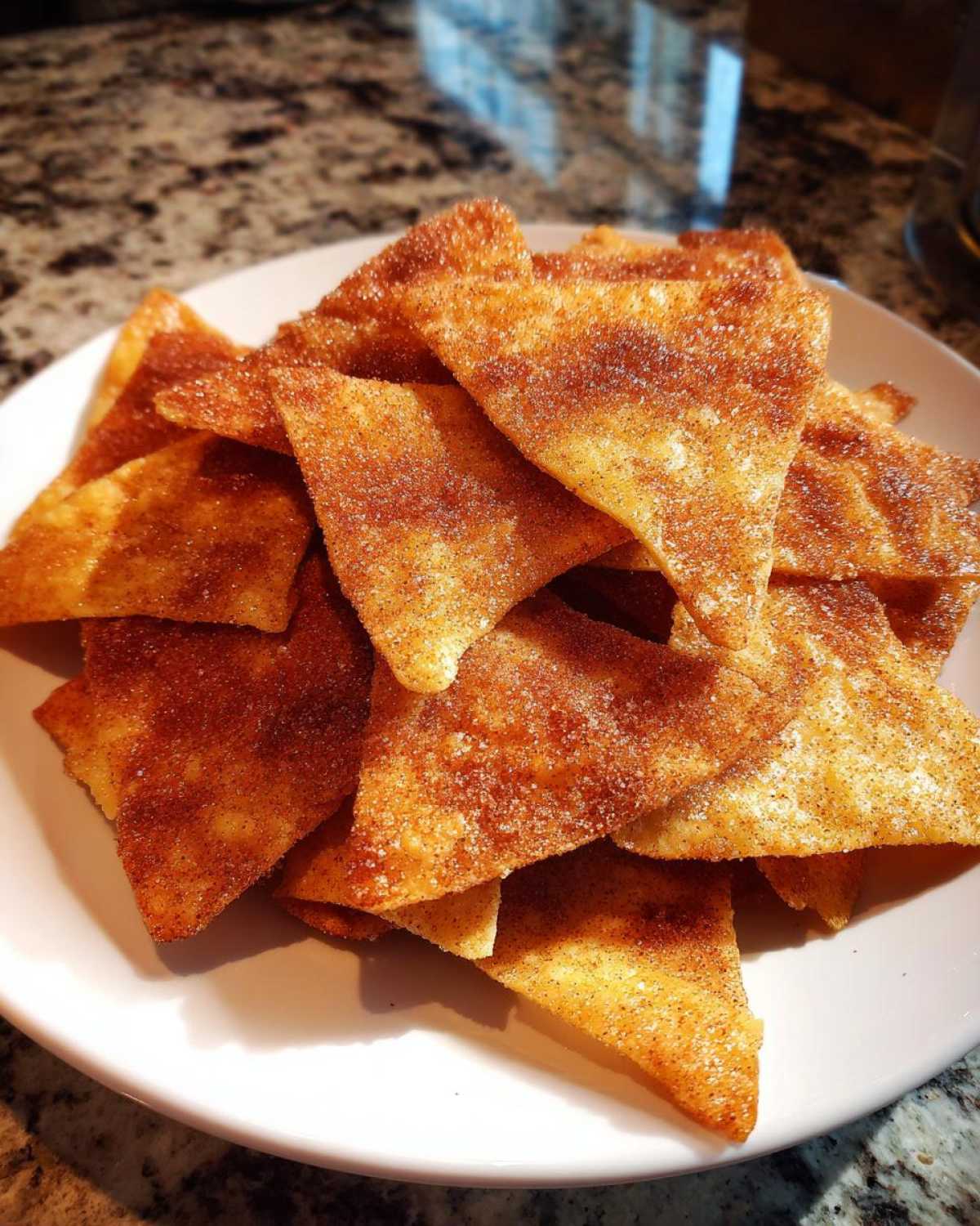 Cinnamon Sugar Snowflake Tortilla Chips - detail 2
