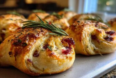 Cranberry Brie Crescent Bites
