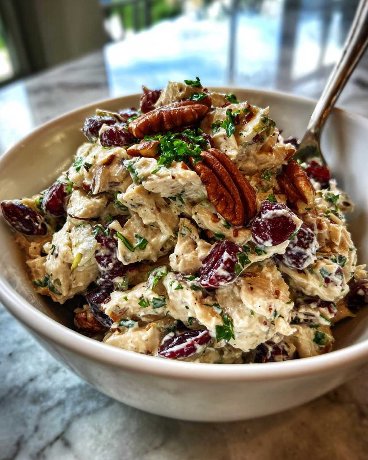 Cranberry Pecan Chicken Salad - detail 1