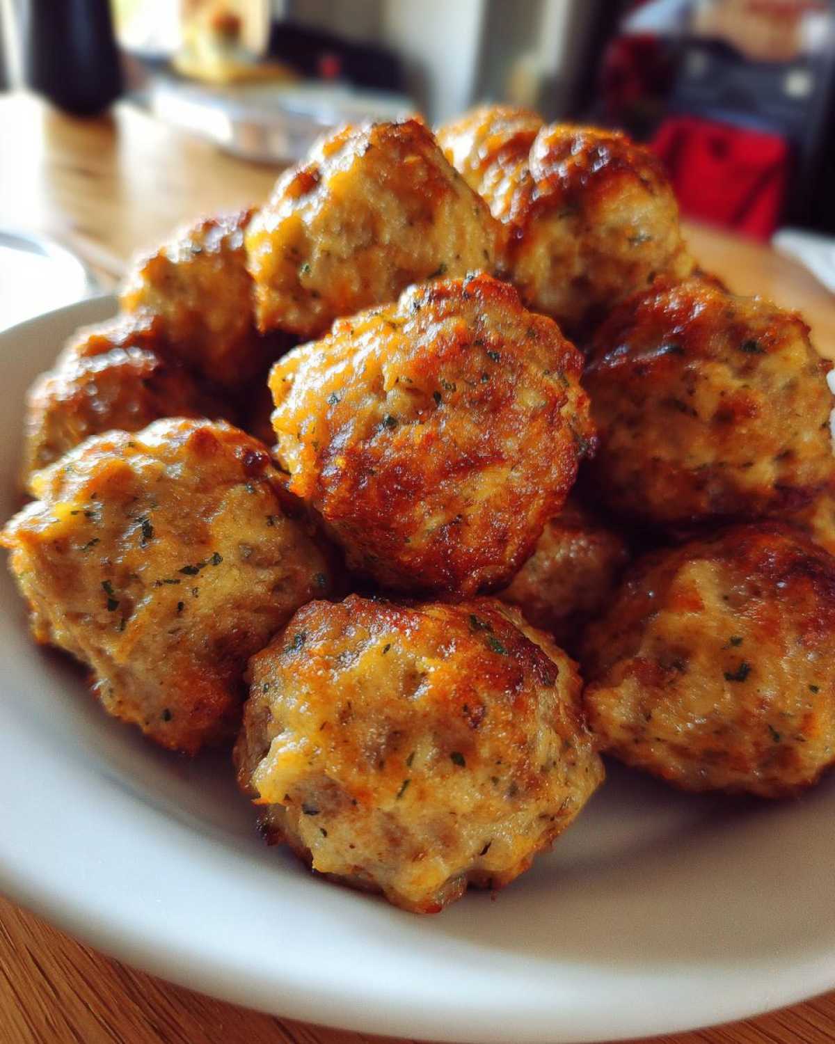 Cream Cheese Sausage Balls - detail 3